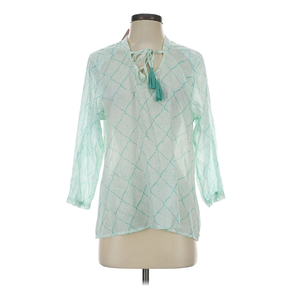 Oliphant Tunic Breezy Cotton Tassel Top NWT‎ S Beachy Artisan Handcrafted Boho
